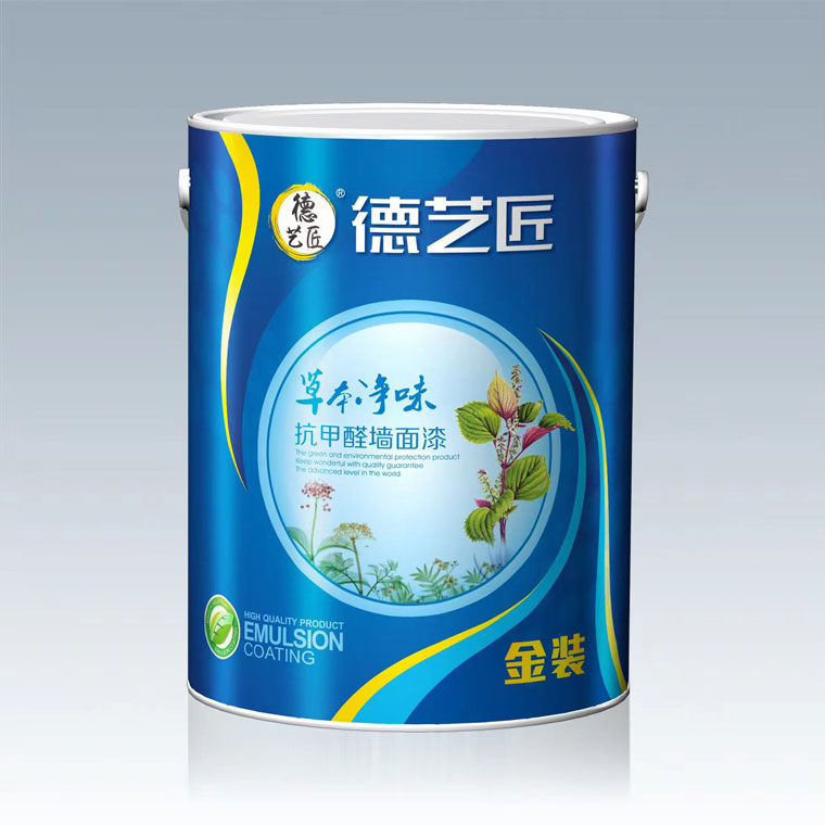 草本净味抗甲醛墙面漆